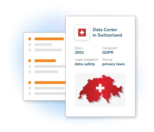Swiss data center infrastructure for email deliverability Mailpro